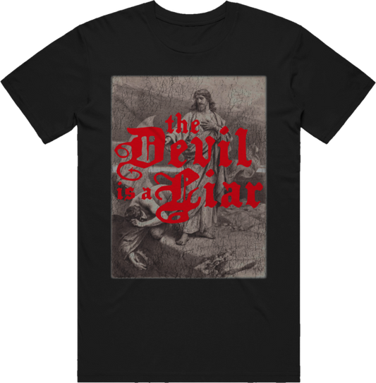 The Devil Is A Liar Photo Tee