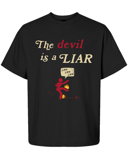 Devil is a Liar - Puff Print