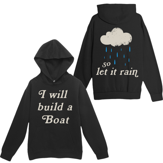 Build A Boat Black Hoodie