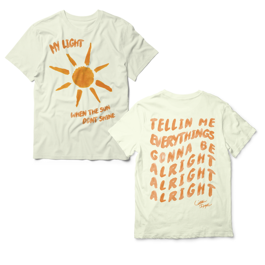 My Light Tee (Orange Print)