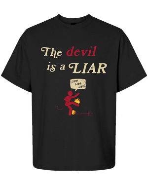 Devil is a Liar - Puff Print